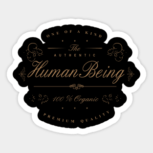 100% Human Sticker